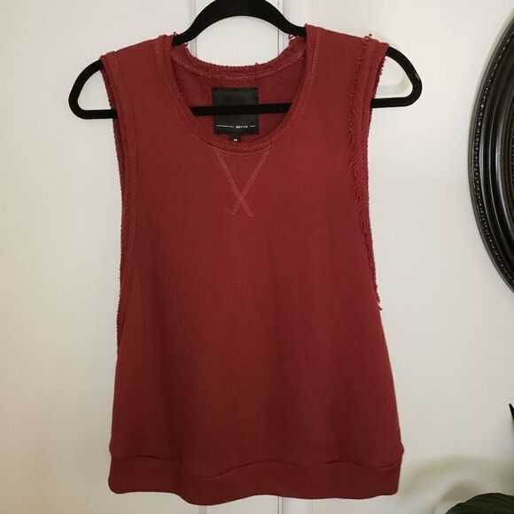 Dolce Vita Cotton Distressed Knit Sleeveless Top - Picture 2 of 9